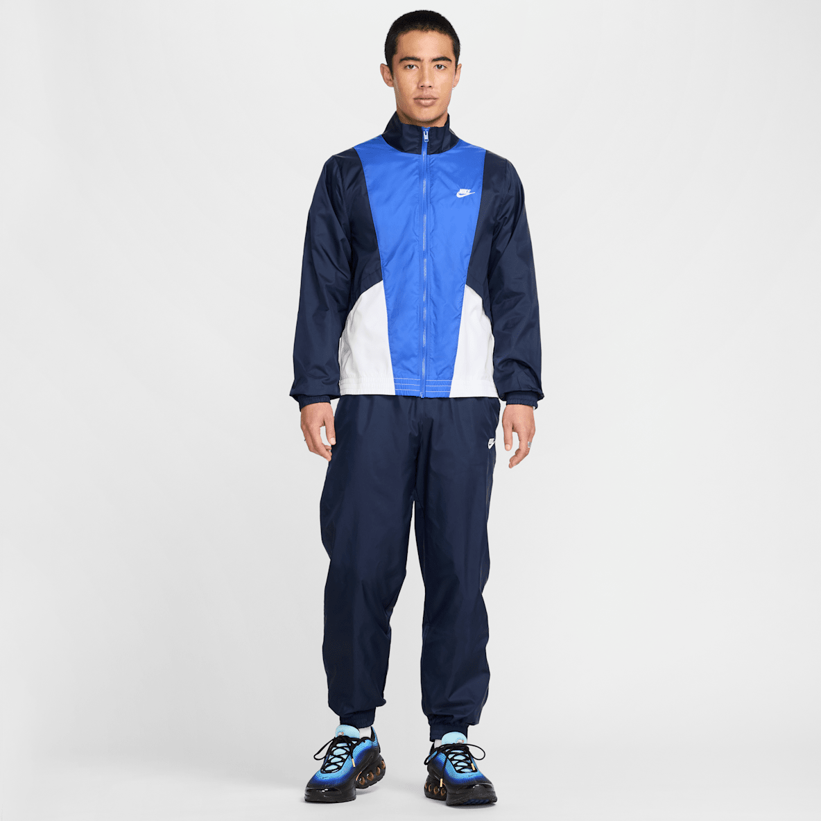 良品　NIKE ナイキ　セットアップ　上下　ジャージ　メンズ　ブルー　Lサイズ 楽天市場】ブルー（ブランドナイキ）（セットアップ｜メンズ